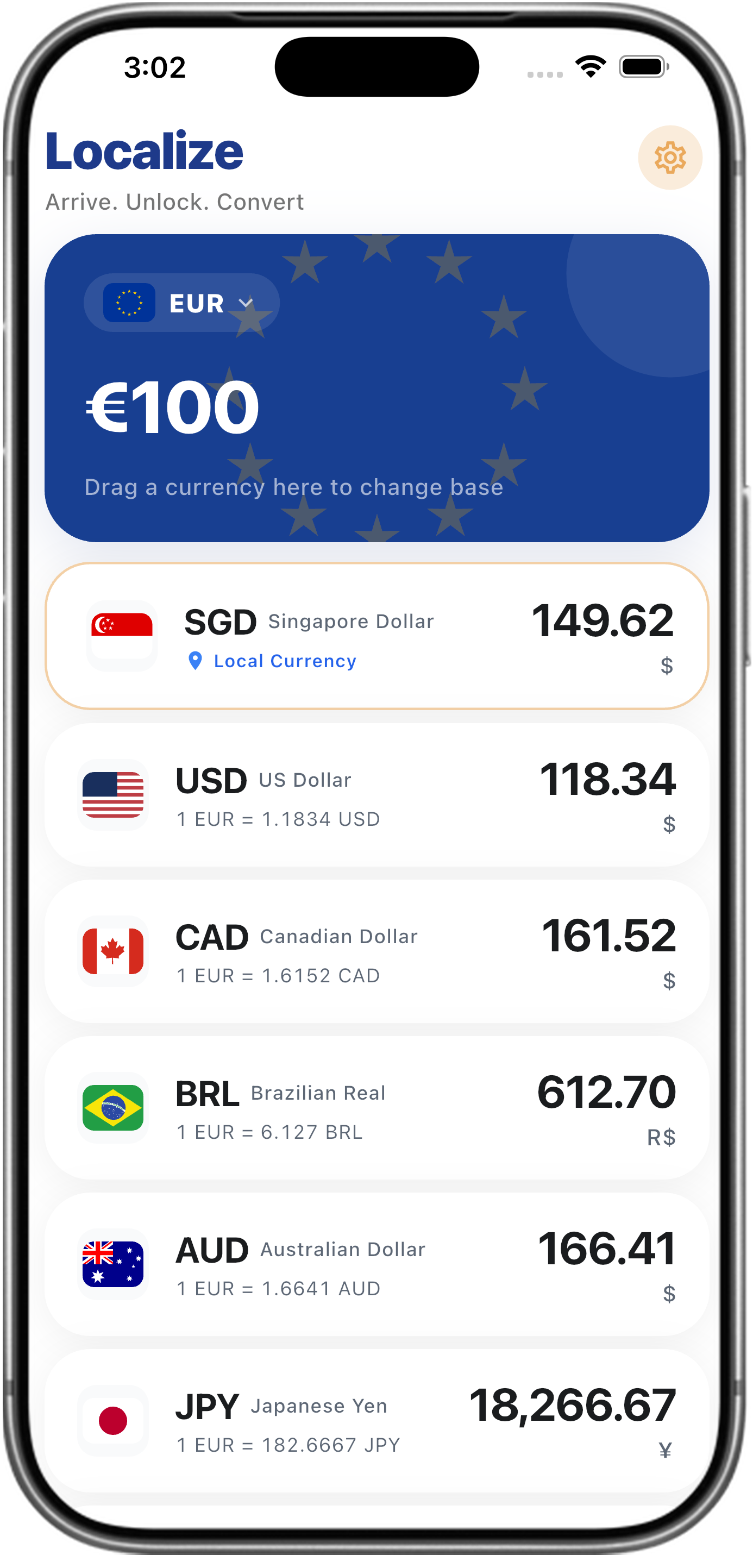 Localize app screenshot