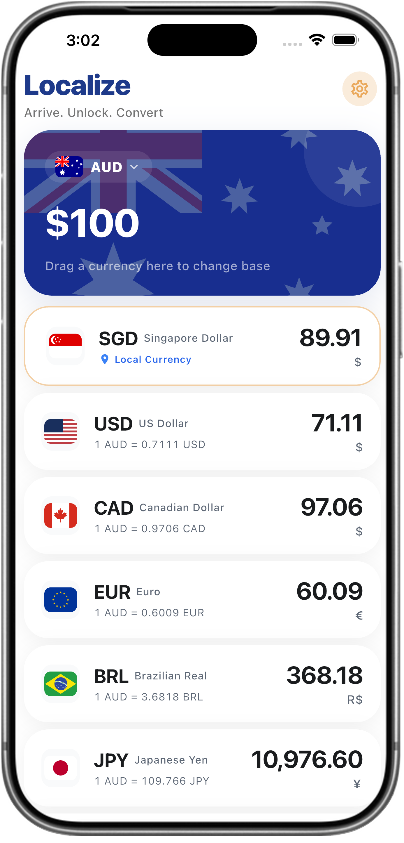 Localize app screenshot